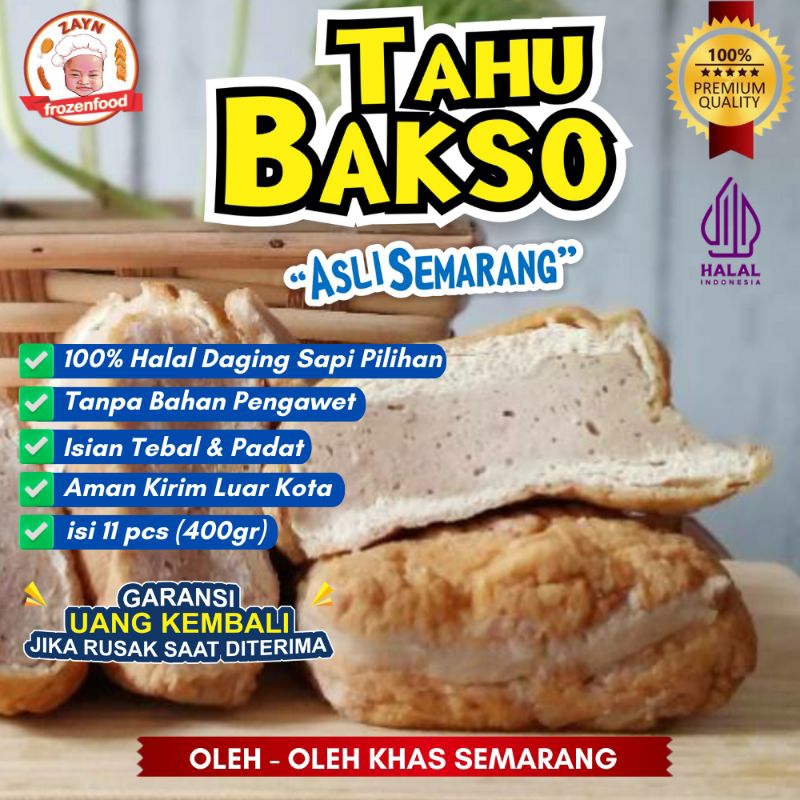 

Tahu Bakso Baxo Sapi Semarang ASLI Premium Besar Oleh-oleh Ungaran Semarang Tahu Bakso vacum