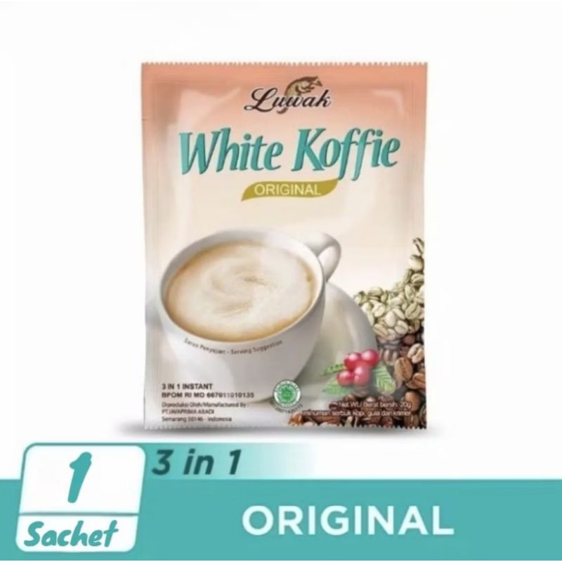 

Luwak White Koffie Original Sachet 20g