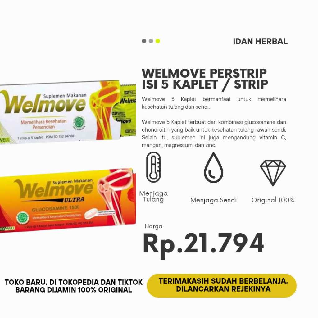 Welmove Suplemen Makanan Welmove Ultra