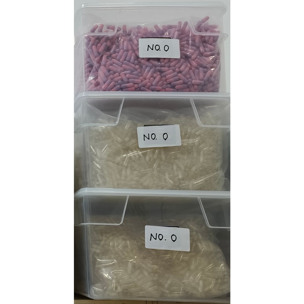 Cangkang Kapsul Kosong Nomor 0 & 00