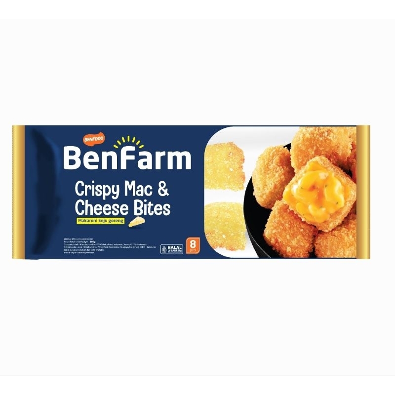 

BENFARM CRISPY MAC & CHEESE BITES 180gr