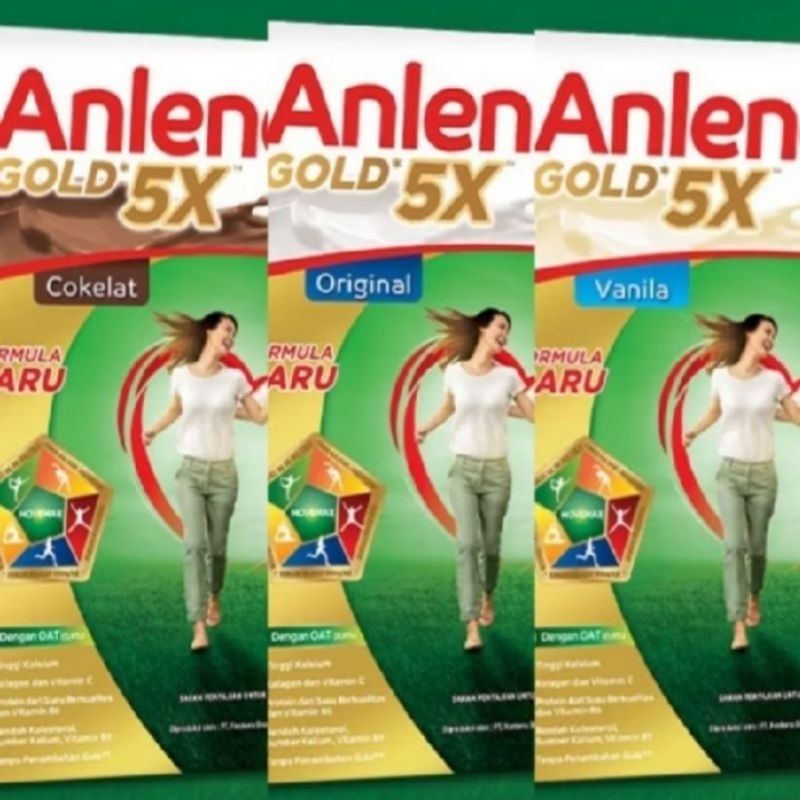 

Anlene Gold 5X Chocolate / Original / Vanilla - Susu Bubuk 850gr