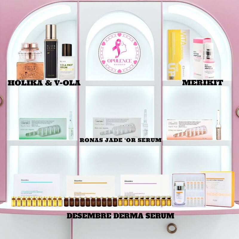 5 Pilihan Korea Derma Serum Desembre, Jade ‘Or, Ronas Merikit, Bellmoi & Holika Whitening & de-aging