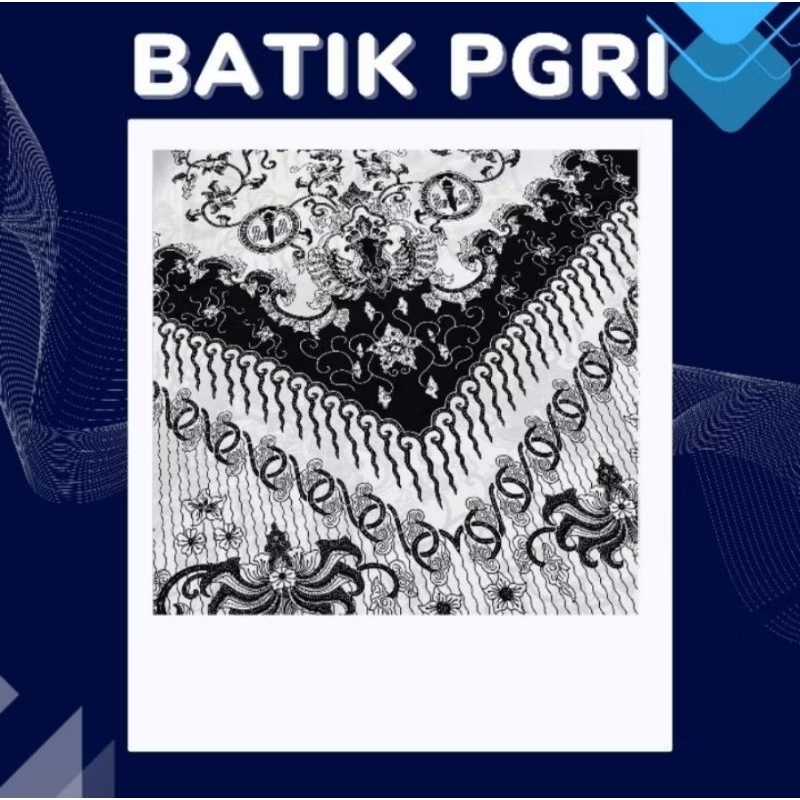 KAIN BATIK NASIONAL SERAGAM PGRI MOTIF KUSUMA BANGSA PER 2,25 METER