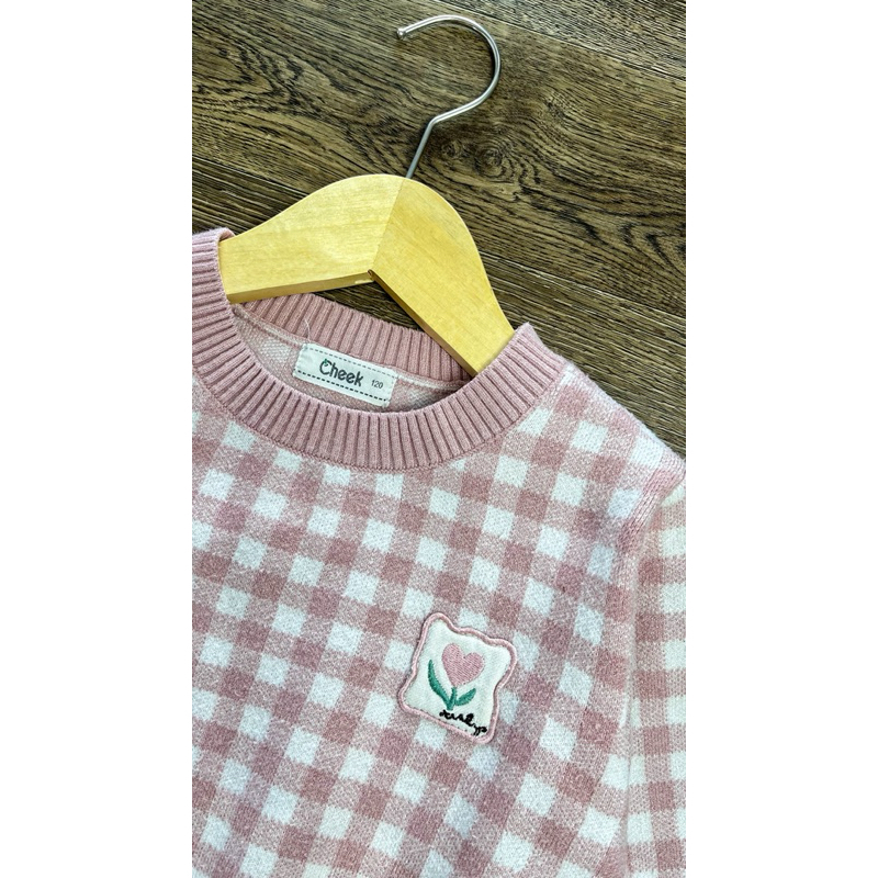 cheek sweater rajut anak cewek, sweater rajut anak brand