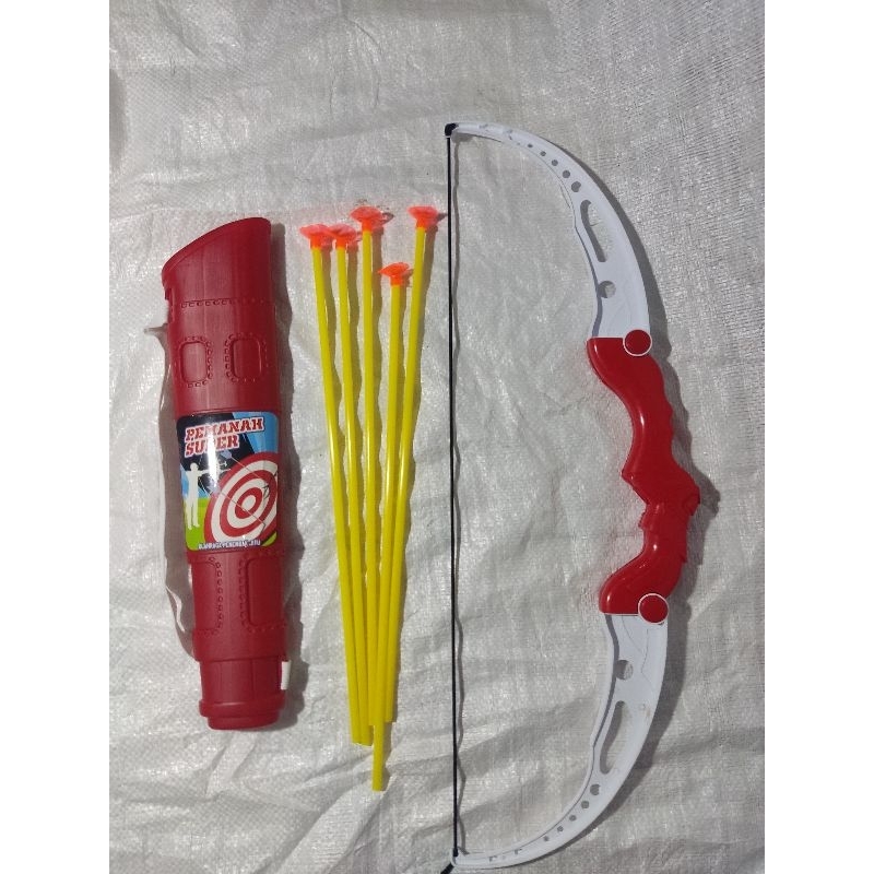mainan anak panahan karet lengkap