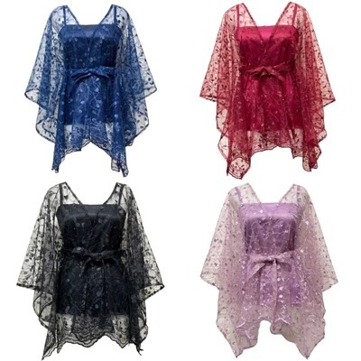 PROMO BISA COD CARDIGAN TILE TALI / ALL SIZE JUMBO / ATASAN KEBAYA BIG SIZE OUTER BROKAT KONDANGAN O