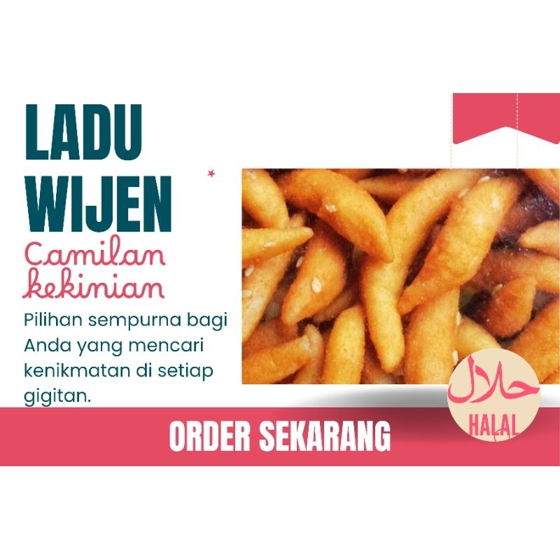 

Kue Kering Gurih LADU WIJEN 250 Gr