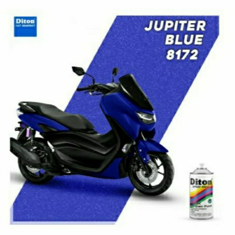 #MAU# Cat Semprot Diton Paket Lengkap Jupiter Blue 8172 (8020,836,8172,8540) Biru Metallic Yamaha Ju