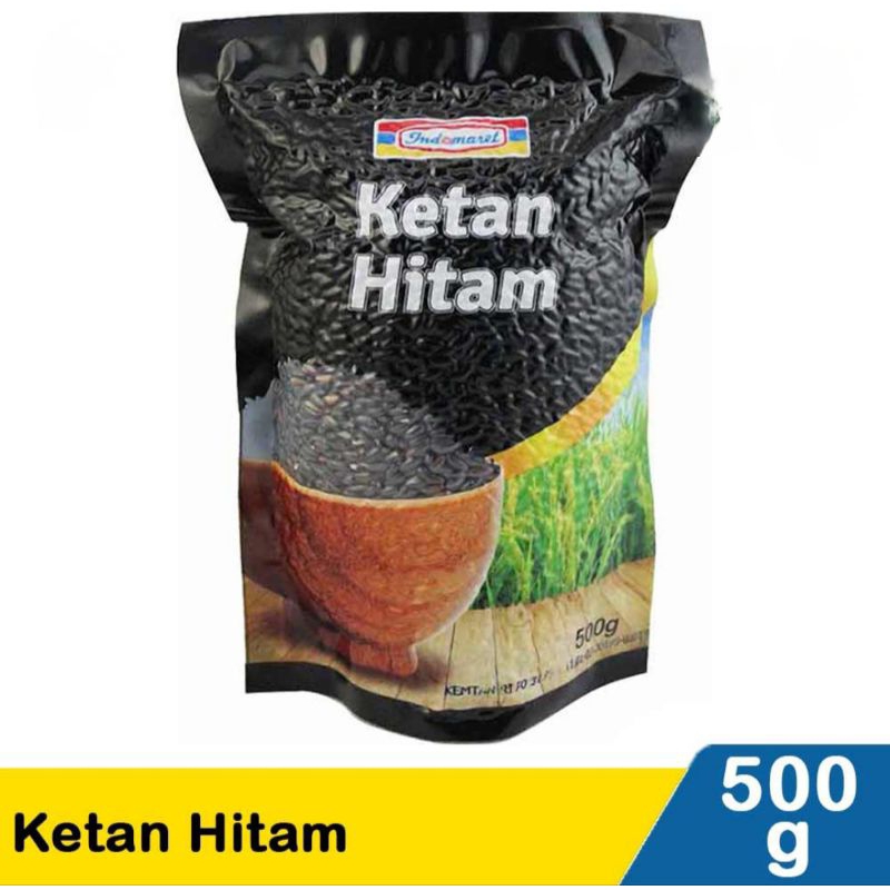 

Beras Ketan Hitam 500gram/Indomart Beras Ketan Hitam