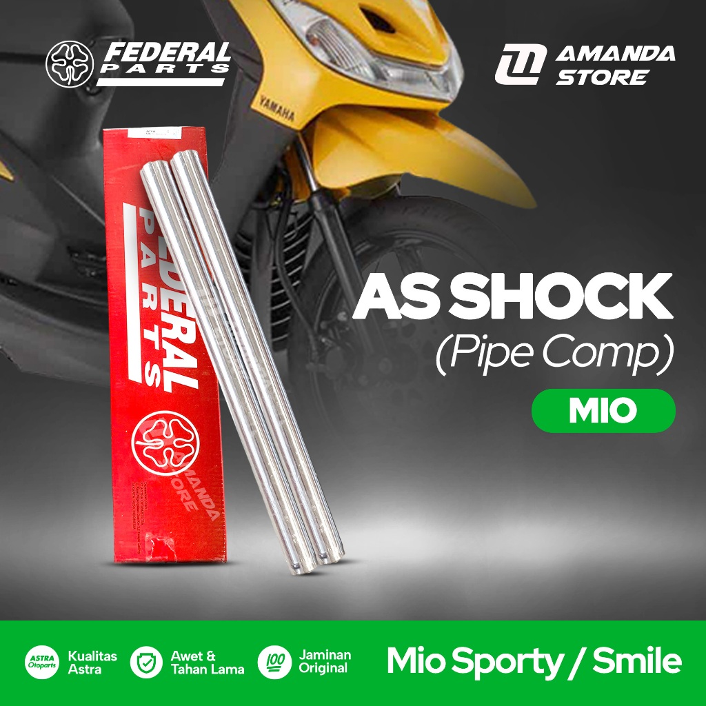 AS SHOCK Depan Mio Sporty Mio Smile Mio Soul (28D) Original Federal Parts