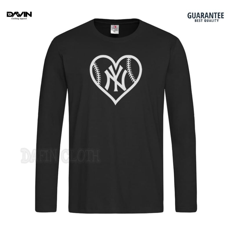 Kaos Pria Baju Tshirt Lengan Panjang Pria Love Nike New York