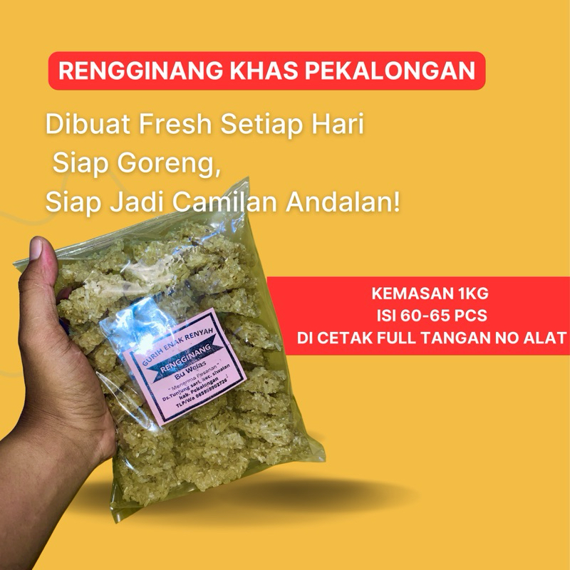 

Rengginang Gurih Renyah kemasan 1kg | Resep Keluarga Sejak 2014 | Snack Tradisional Viral Shopee