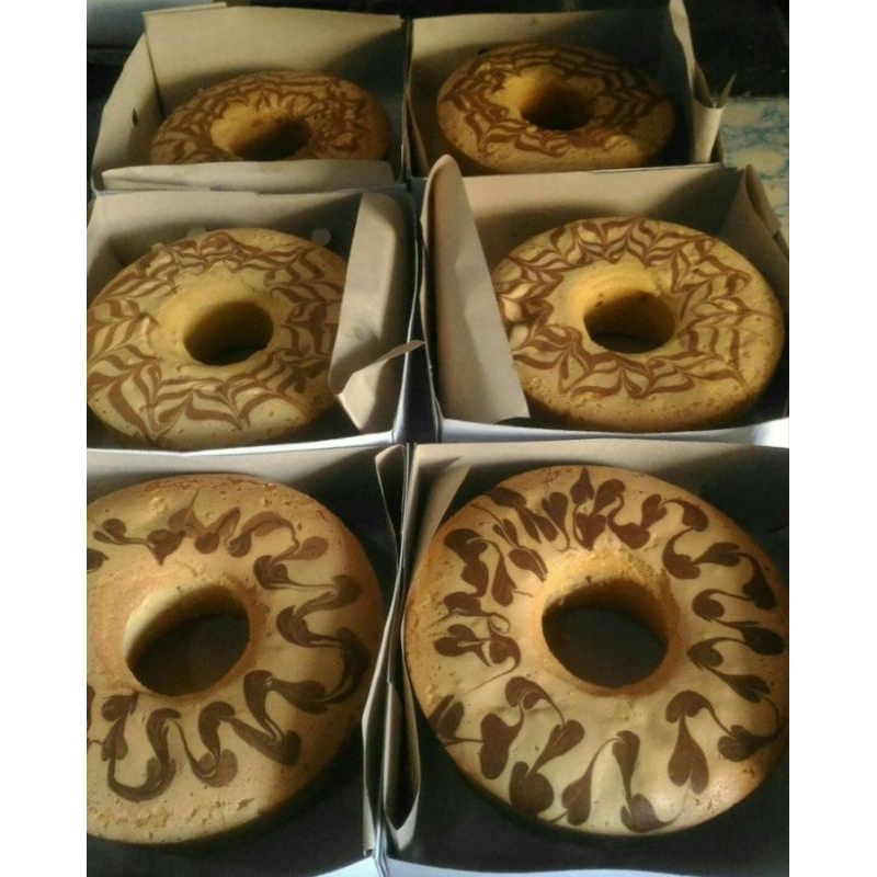 

Bolu Jadul Marmer / jebra 5butir telor ukuran 24cm