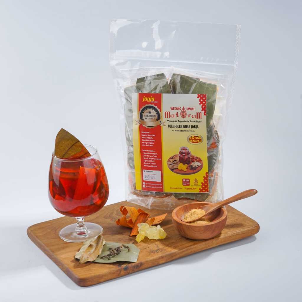 

Wedang Uwuh Mataram Asli Jogja | Kemasan Plastik 10 Sachet | Bisa 30x Seduh | HALAL
