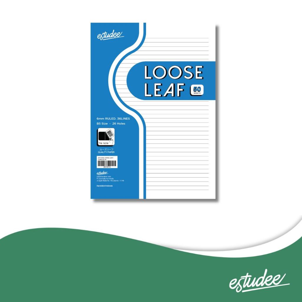 ESTUDEE LOOSE LEAF J GARIS B5 50