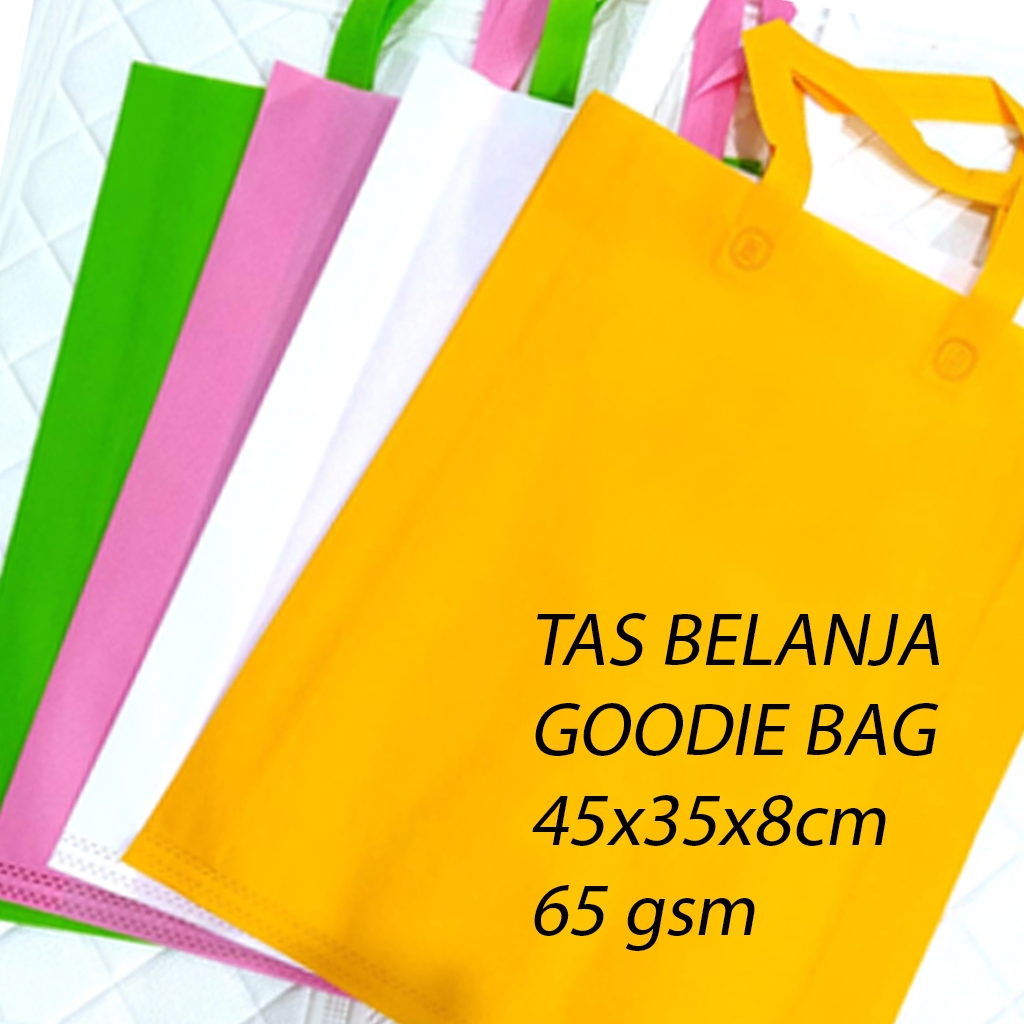

[45X35CM] Tas Souvenir Goodie Bag Tas Spunbond Tali Kantong Belanja