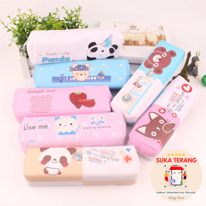 

ST KOTAK PENSIL Serbaguna/Tempat Pensil Pulpen Karakter Hewan Lucu Motif Animal Dompet Pouch Make Up kosmetik wanita