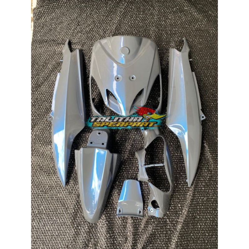 Full Body Halus Yamaha Mio Smile Warna Nardo Lembayung Biru (Cat Custom)