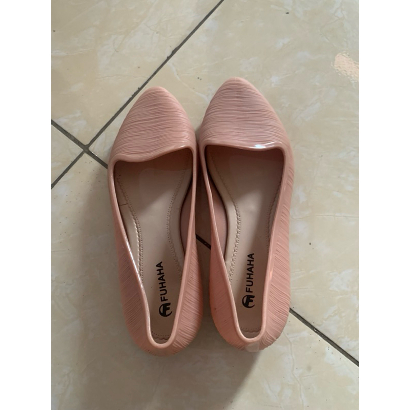 Preloved Flatshoes Jelly | Sepatu Jelly | Flatshoes karet