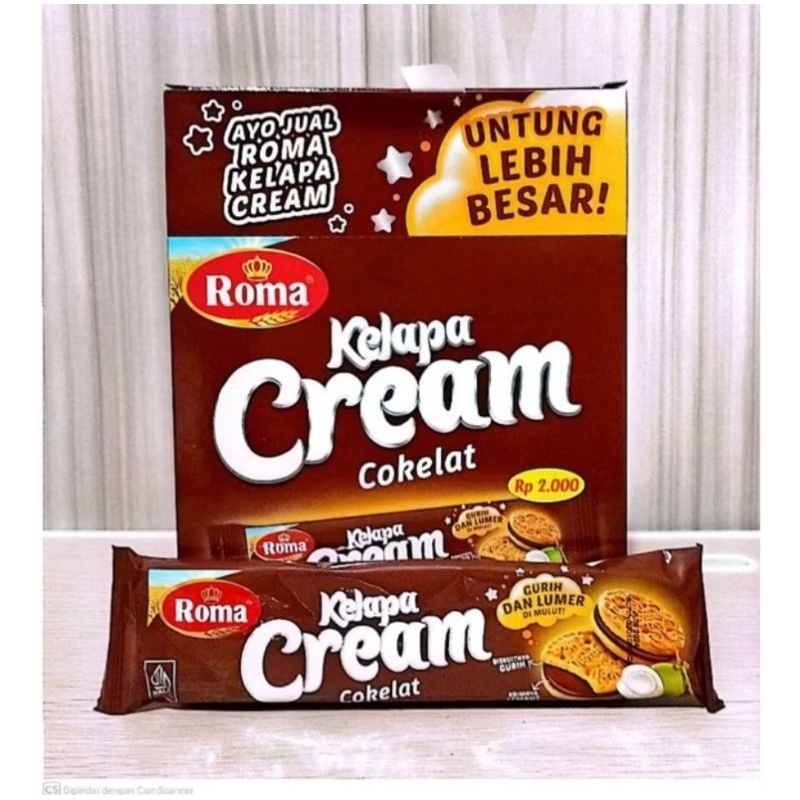 

Roma Kelapa Cream Cokelat isi 12pcs/Box
