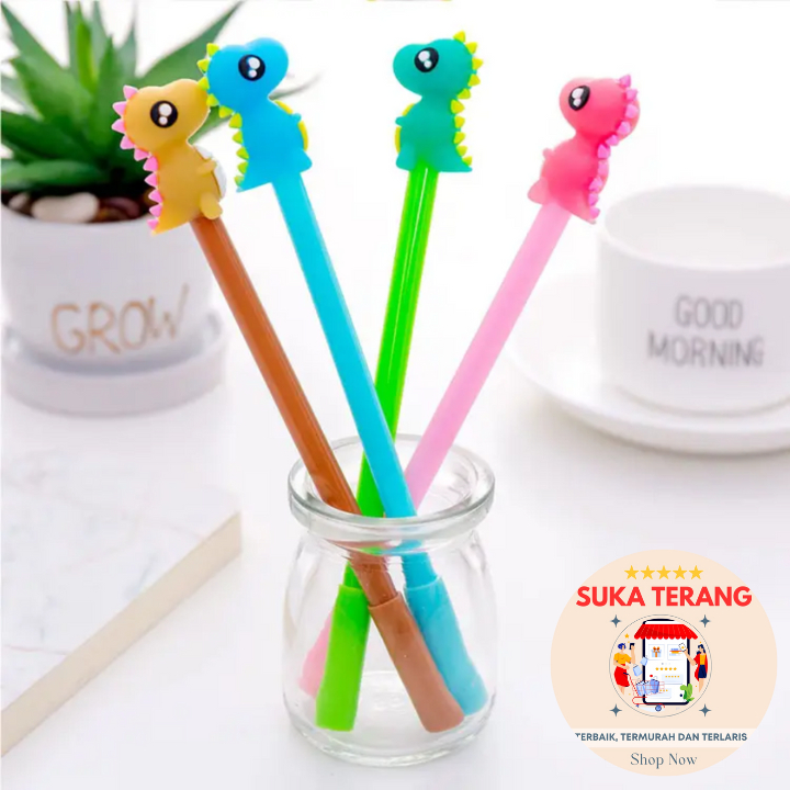 

ST Pena Karakter DINOSAURUS GEMOY 0.5mm/Pulpen Lucu DINO Alat Tulis Perlengkapan Sekolah Kantor/Ballpoint Lucu Murah