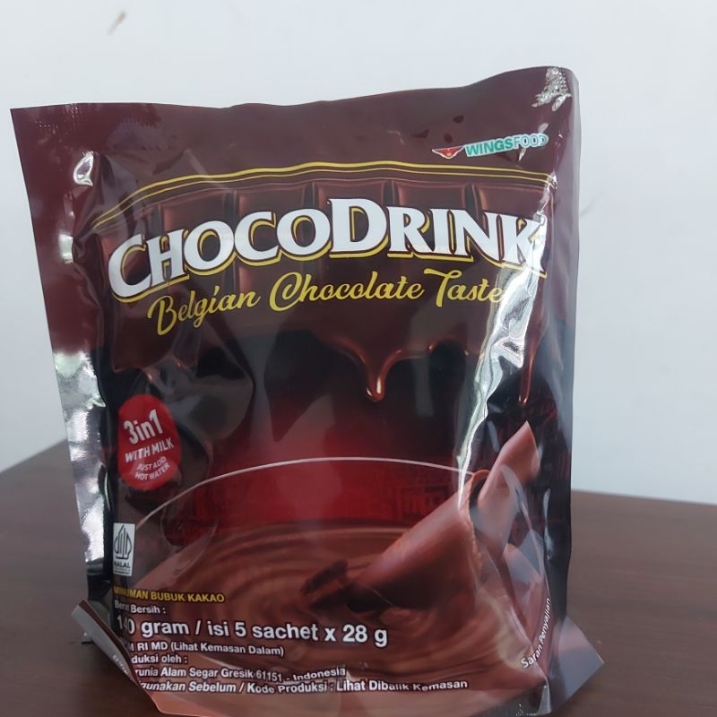 

Minuman Bubuk Rasa Cokelat ChocoDrink 140gr