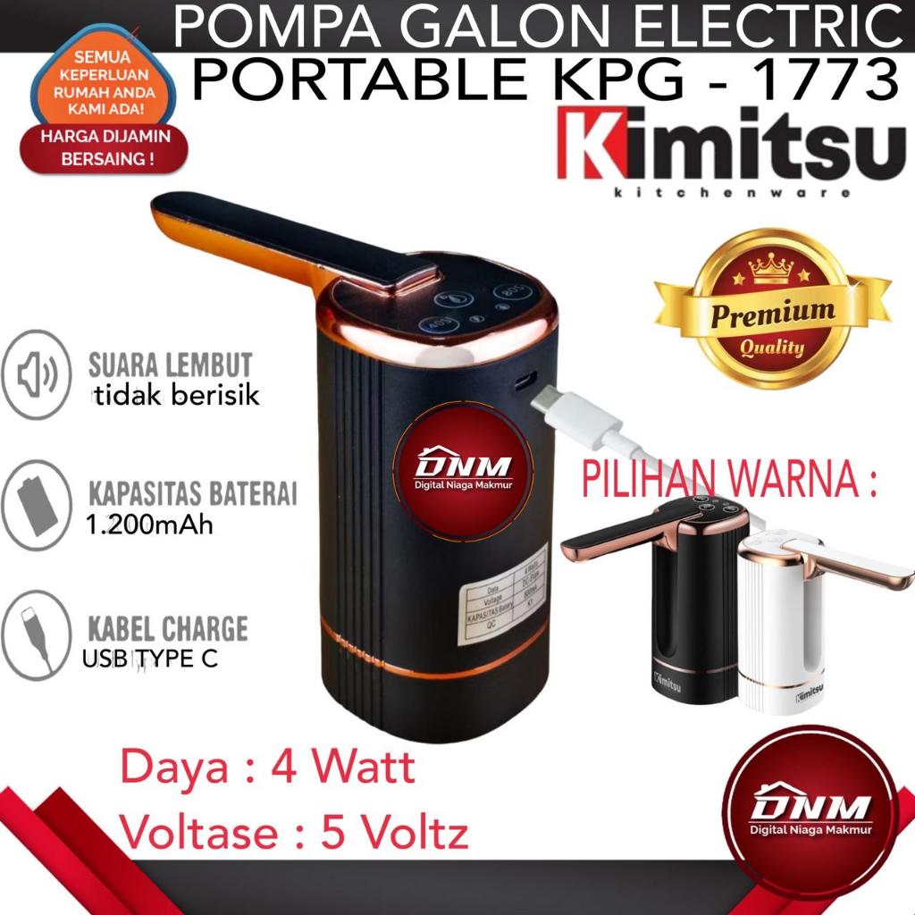 Pompa Galon Elektrik Otomatis KIMITSU PAVILION KPG 1773 / KPG-1773 / Dispenser Pompa Air Galon Elekt