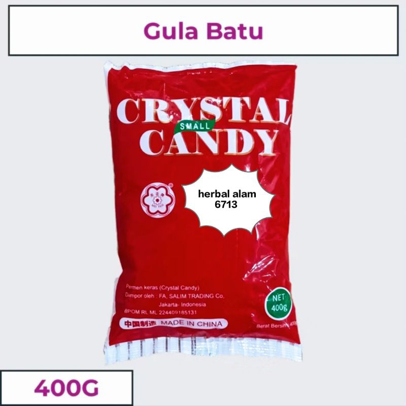 

Gula Batu Lump Sugar Rock Sugar 400gram gulabatu