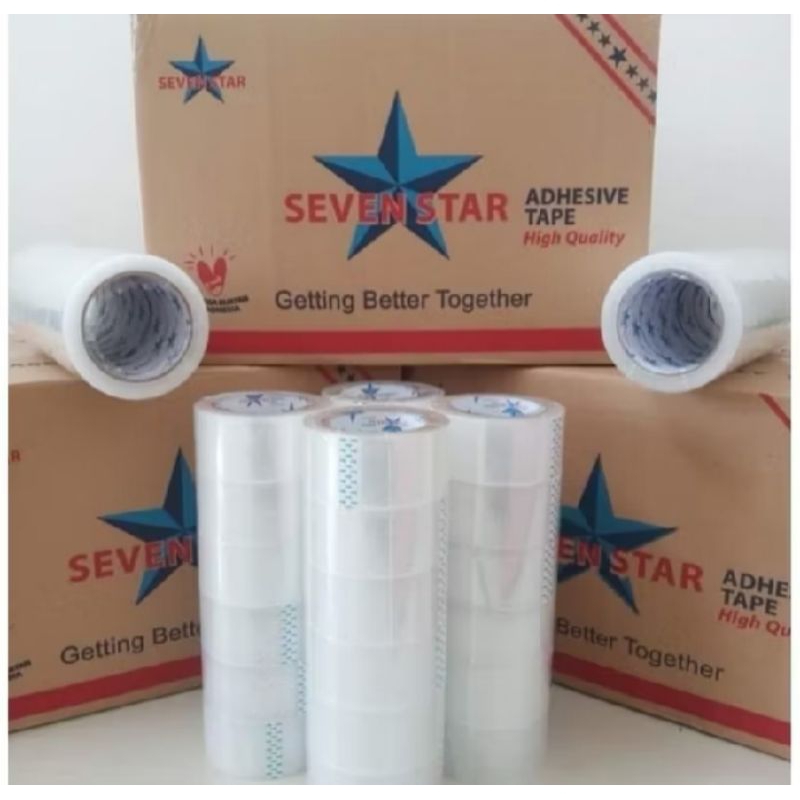

Lakban Isolasi Packing Sevenstar 45mm 60yard