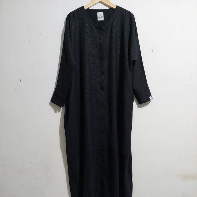 Preloved Huda Abaya Black  Elmadina Abaya