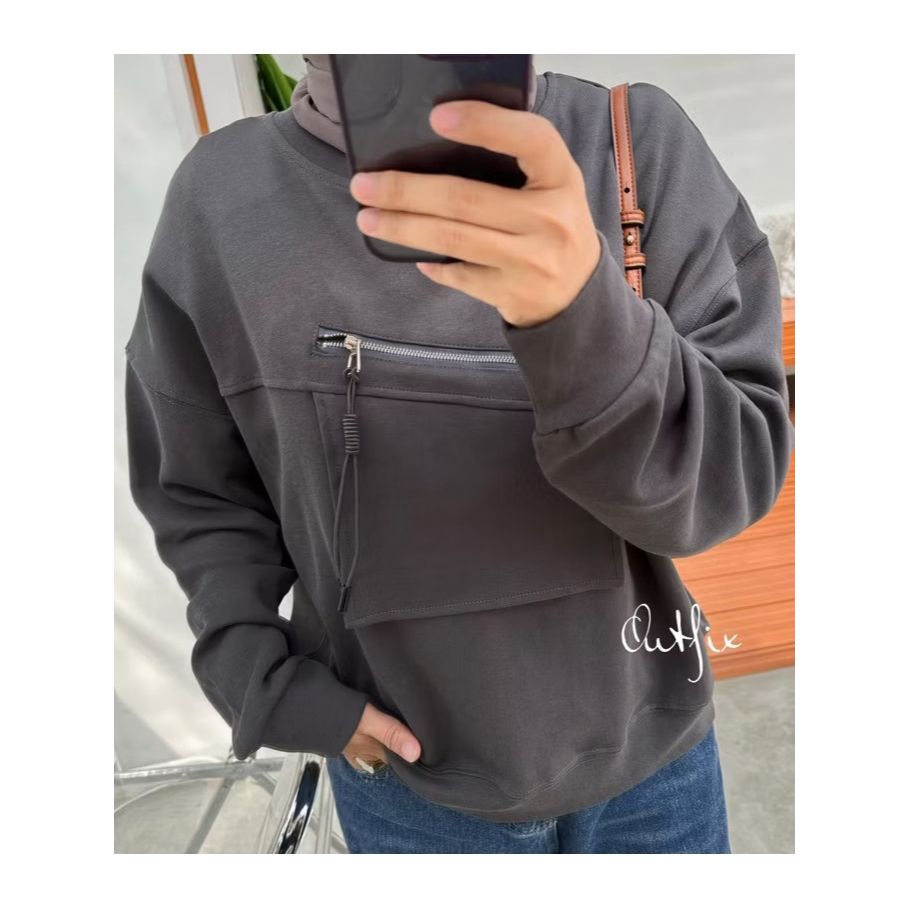 [PRELOVED] Doona Zippy Sweater Smoky by Outfix