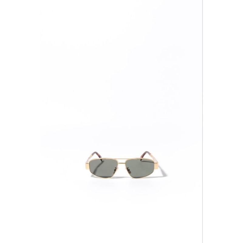 CELINE Triomphe metal 03 sunglasses
Gold - Green
