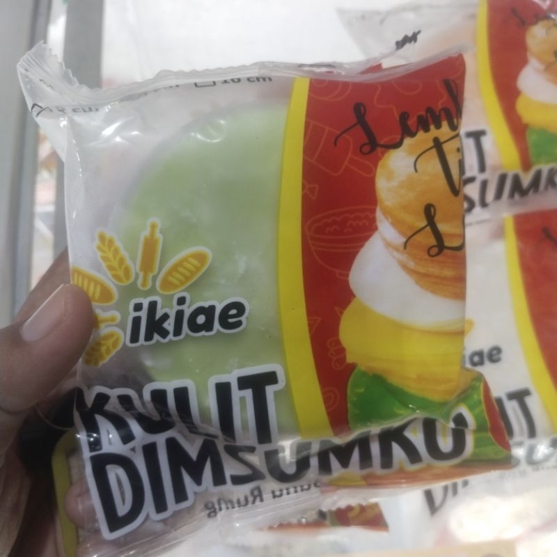 

Kulit dimsum HIJAU 9CM ISI 50
