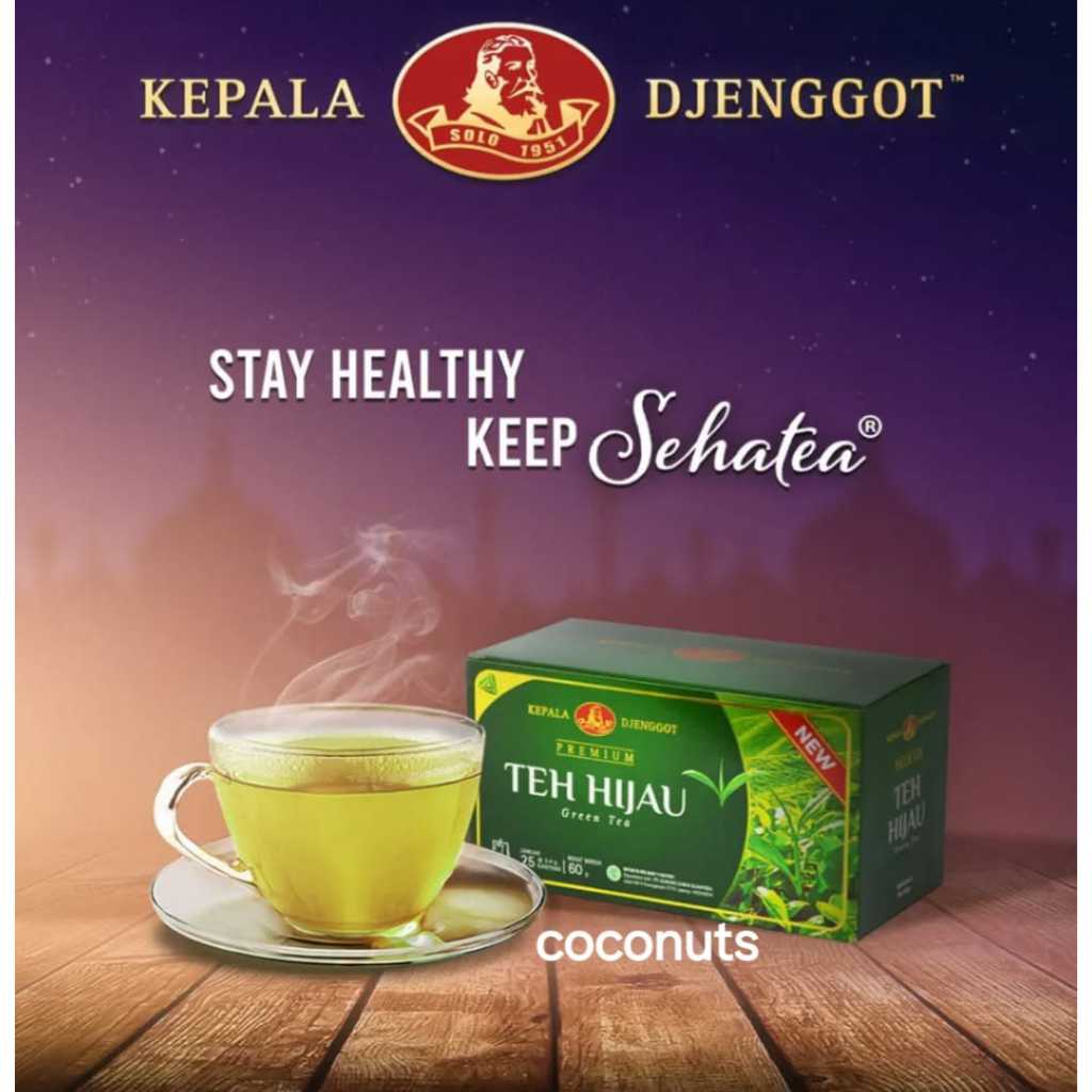 

Teh Hijau Kepala Djenggot Premium 25 Bags Celup Teh Diet Langsing