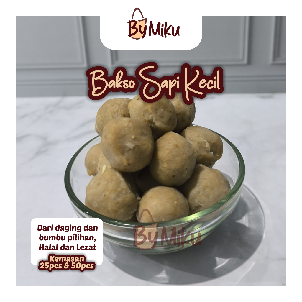

Bakso Sapi - 25pcs & 50pcs Ukuran Kecil