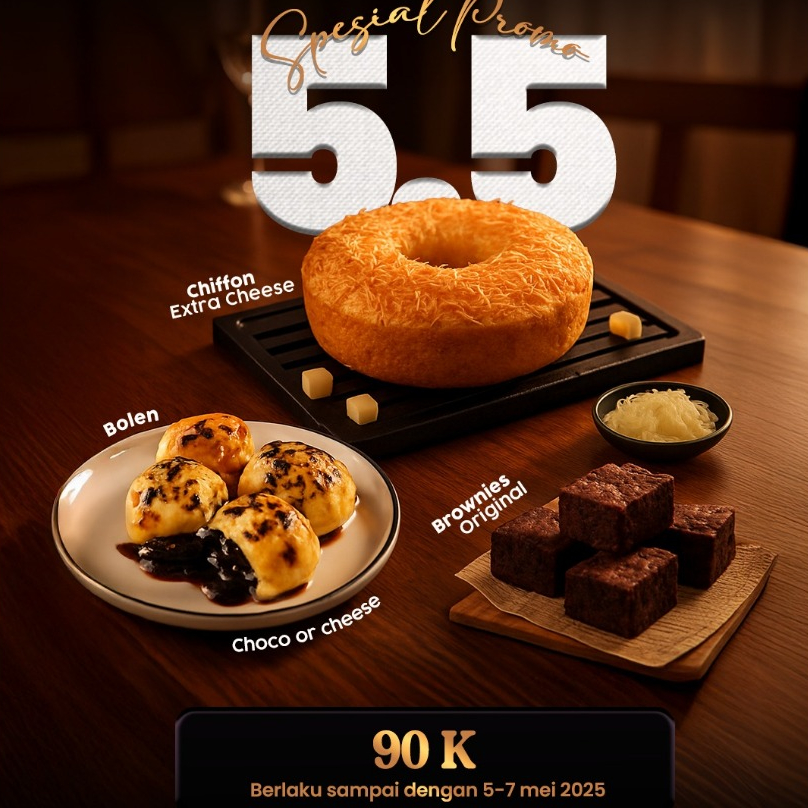 

Promo Spesial 5.5 Jakarta Cheese Factory