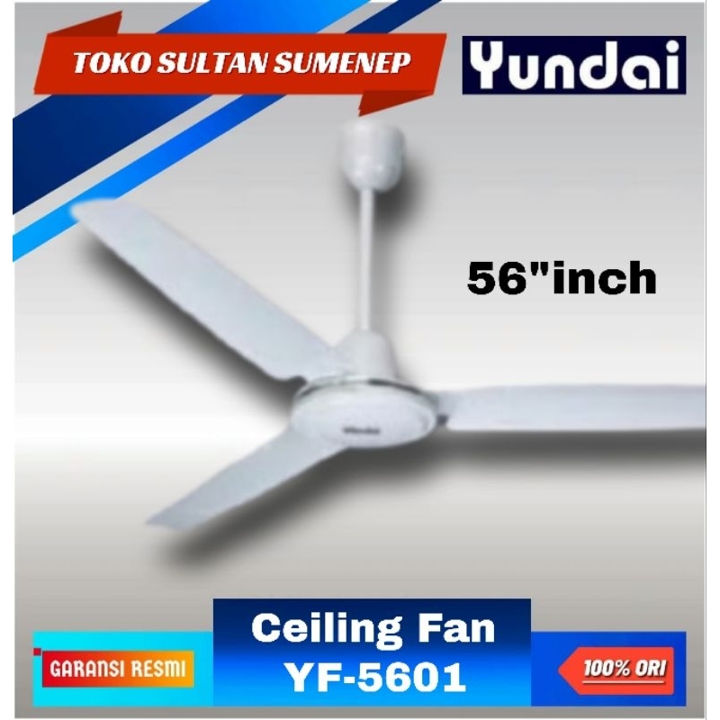 YUNDAI Ceiling Fan YF-5601 (56"inch) Kipas Angin Gantung