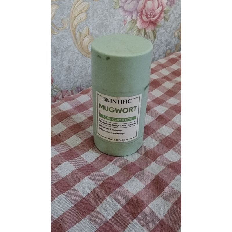 preloved skintific mugwort clay mask stick exp feb 2026
