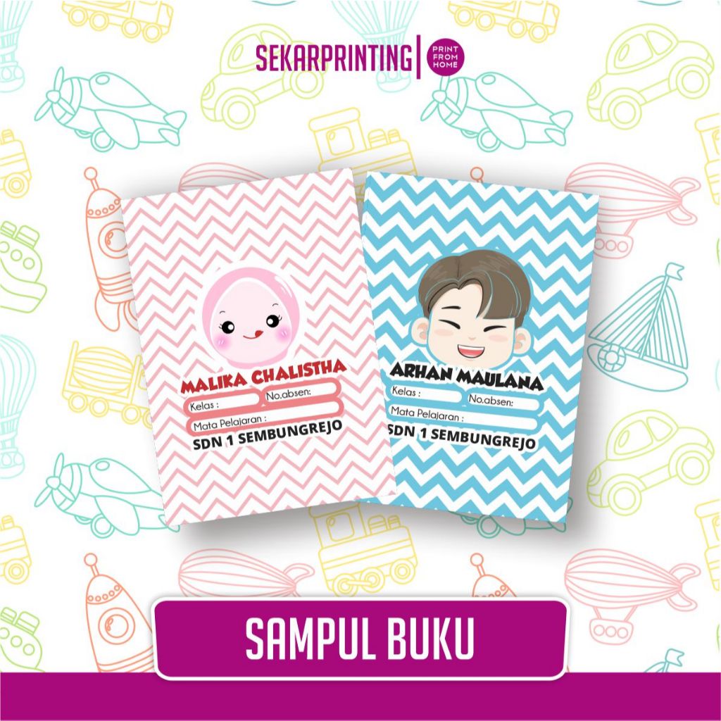 

SAMPUL BUKU CUSTOM / SAMPUL BUKU TULIS ANAK