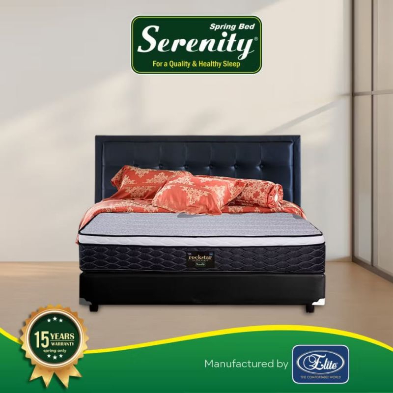 KASUE ELITE SERENITY ROCKSTAR ORTHOPEDIC / SPRINGBED ORTHOPEDIC TULANG PUNGGUNG EXTRA FIRM
