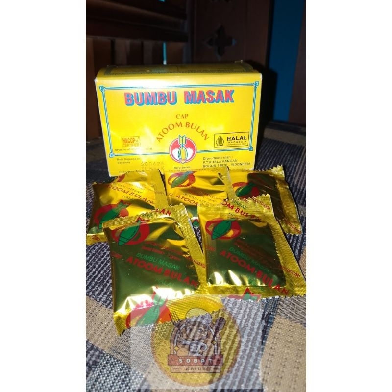 

Bumbu masak atom bulan isi 20pcs,harga per box