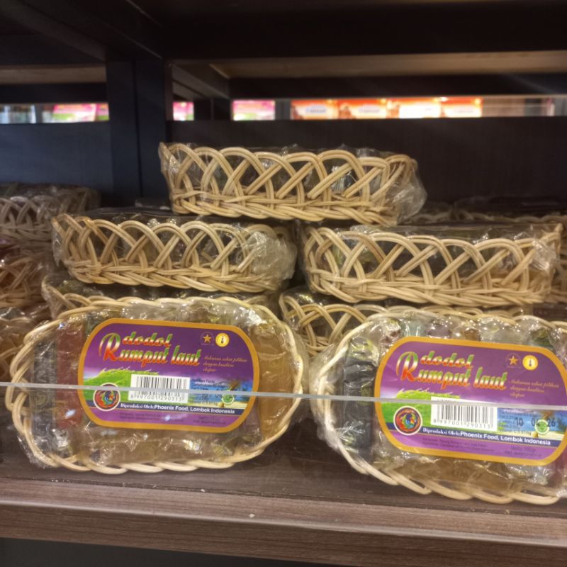 

Dodol Rumput Laut kemasan Keranjang 160gr