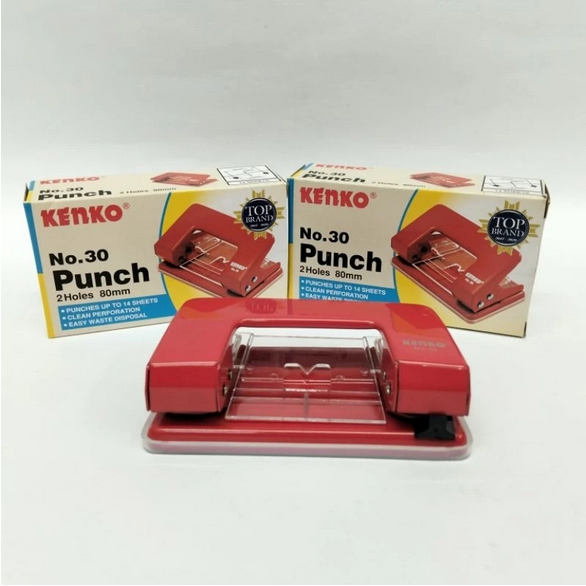 

Pembolong Kertas/ Pelubang kertas/ Punch/ Perforator KENKO No 30 2 Lubang