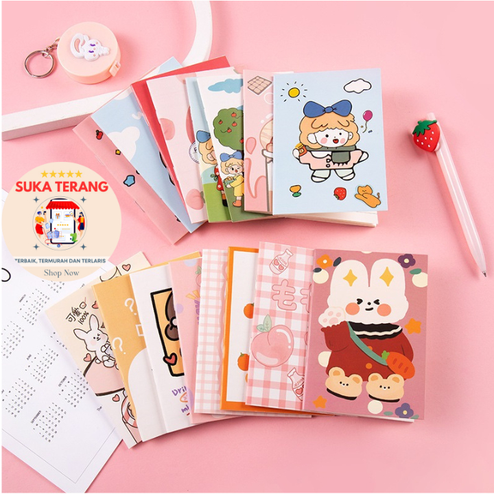 

ST Buku Tulis Mini 16 Lembar Motif Kartun Note Book Mini Cartoon Mini Book Notepad Karakter Buku Tulis Memo Kecil Lucu Termurah