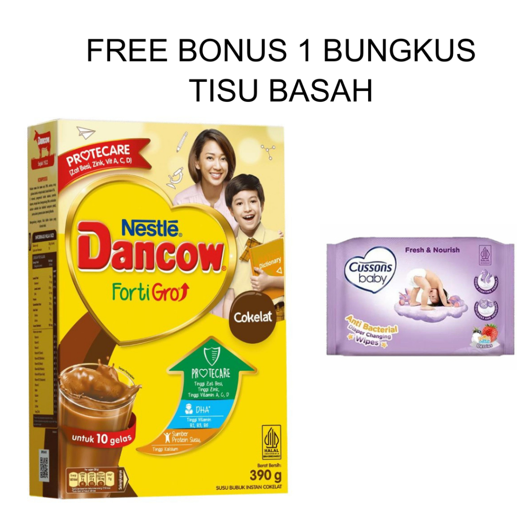 

DANCOW FortiGro Cokelat 390g – Susu Bubuk Lezat dan Bergizi untuk Anak Sekolah
