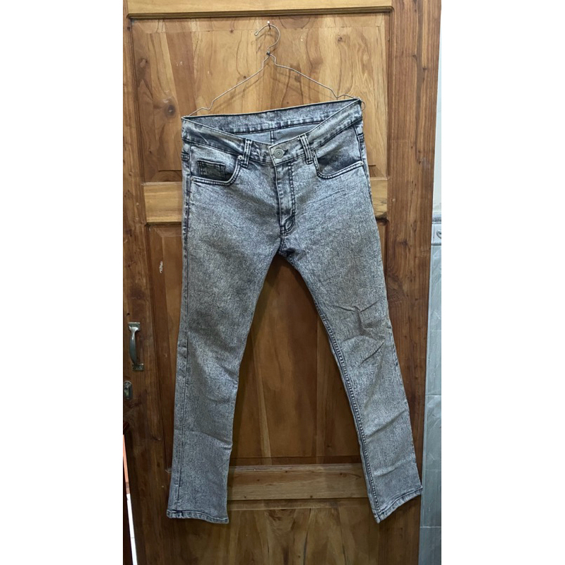 Celana Jeans Slimfit Trondheim -Kovac Light Grey Washed