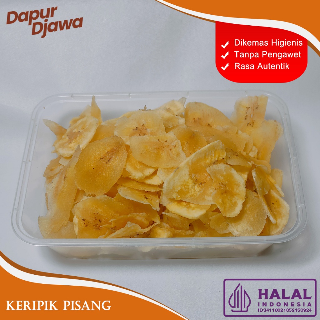 

Keripik Kripik Pisang Tebal Renyah kering Crispy Renyah Kriuk Kering Gurih asin Manis