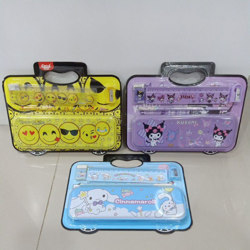 

Perlengkapan sekolah set alat tulis 5in1