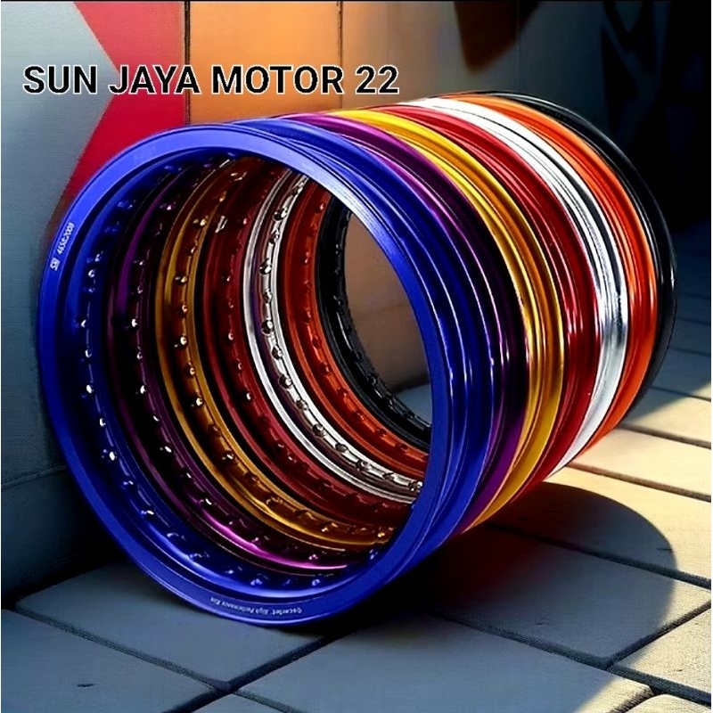 VELG SCARLET 140.160 × 14 WM silver.gold.merah